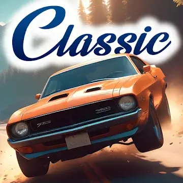 Classic Drag Racing Car Game MOD APK Download Logo