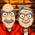Grandpa And Granny 3: Death Hospital. Horror Game Logo