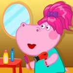 Hippo Hair Salon Logo