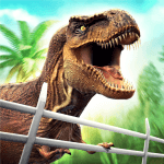 Jurassic Dinosaur: Park Game Logo