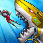 Mecha Shark: Sea Monster Icon