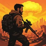 The Wastelander: Survival RPG Logo